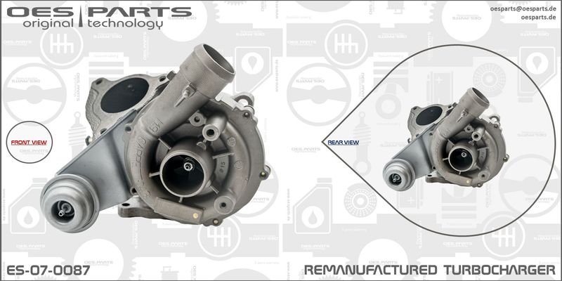 OES PARTS Kompressor,ülelaadimine ES-07-0087